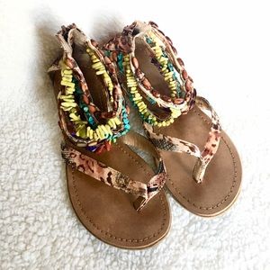 Beaded Zigi Soho summer 🌞 sandals